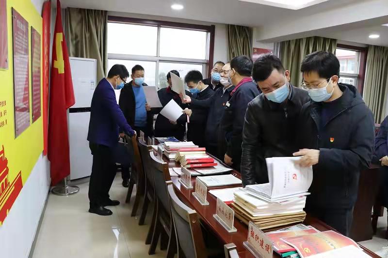 渭南市委組織部調研督導公司黨建工作