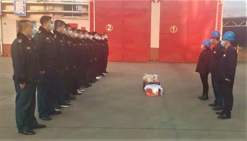 春節慰問暖人心      安全運營迎金牛