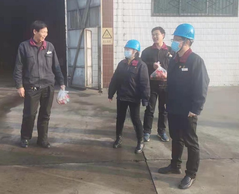 春節慰問暖人心      安全運營迎金牛